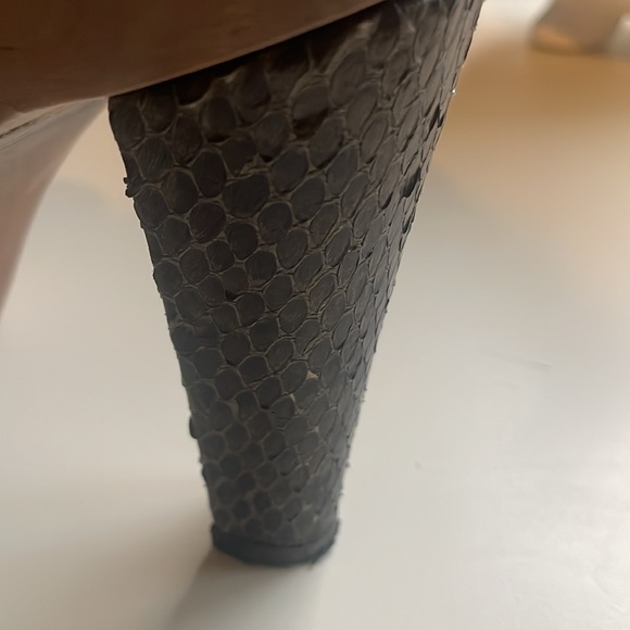 MARNI snakeskin ankle strap high heel sandals - Picture 7 of 10